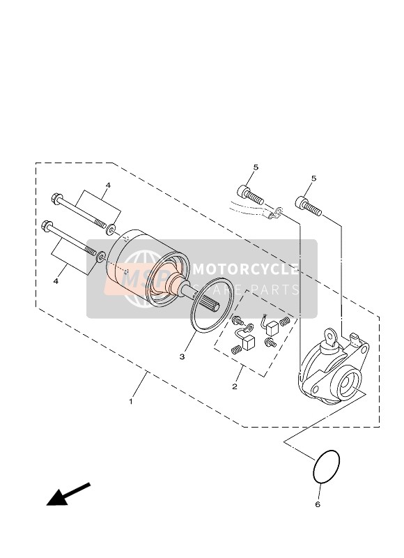 Yamaha GPD125A 2015 Départ Moteur 4 pour un 2015 Yamaha GPD125A